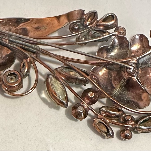 Enamel vintage brooch